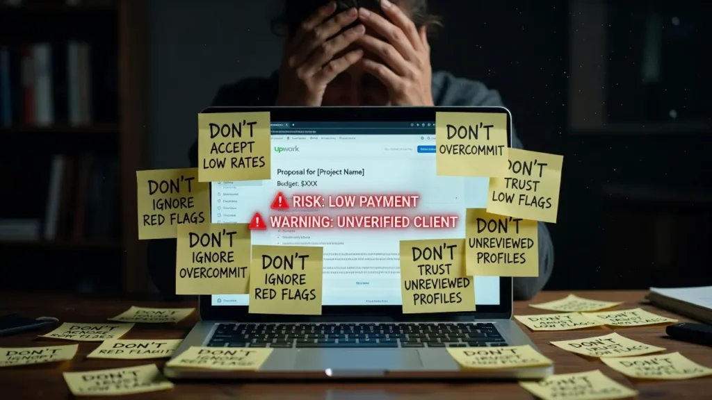 Common mistakes to avoid when writing Upwork proposals with ChatGPT