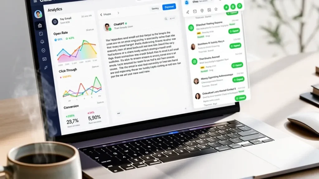 Email marketing copywriter using ChatGPT to create high-converting campaigns