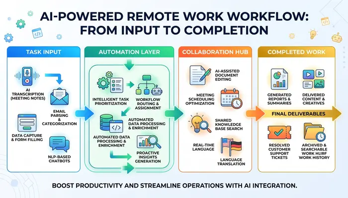 AI productivity tools workflow for remote teams