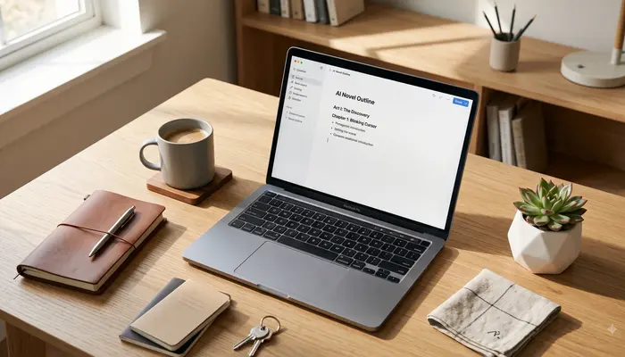 AI content creation passive income workspace setup