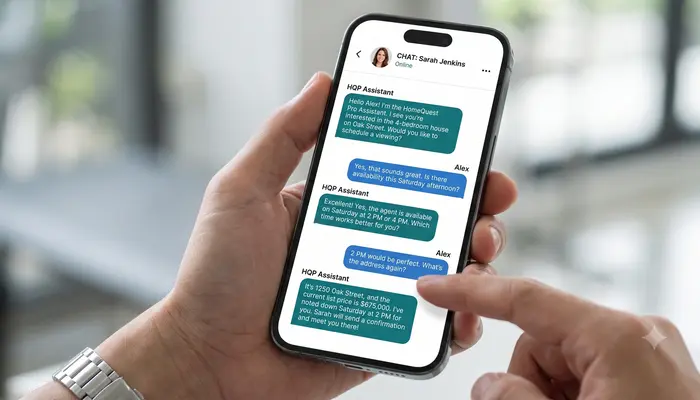 AI chatbot for real estate agents handling lead qualification automatically