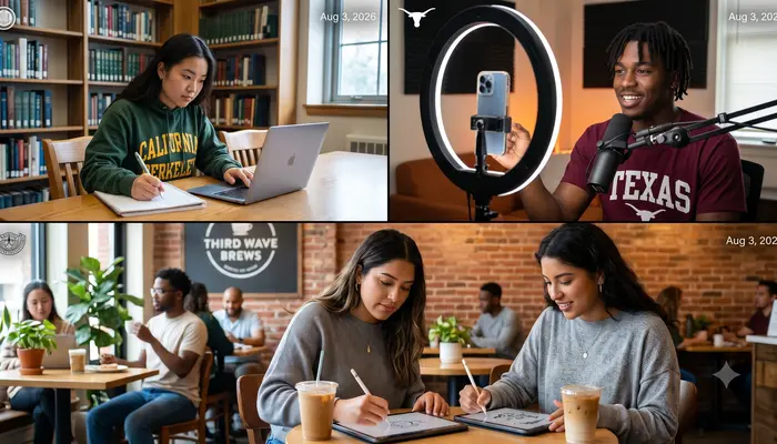 Time blocking schedule for college students balancing work and classes