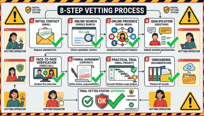 Complete guide on how to avoid freelance scams in USA by vetting clients properly before accepting work